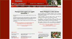 Desktop Screenshot of immopn.be